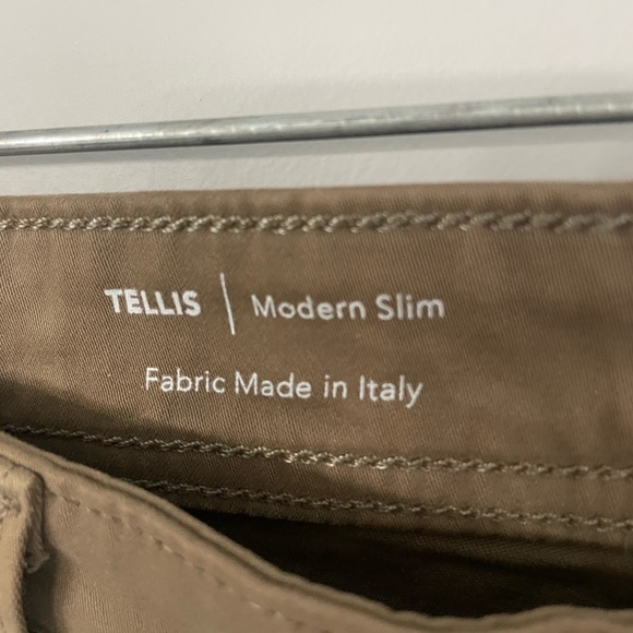 AG Adriano Goldschmied Tellis Modern Slim 35x34 men’s flat front khakis SO SOFT - Picture 3 of 5